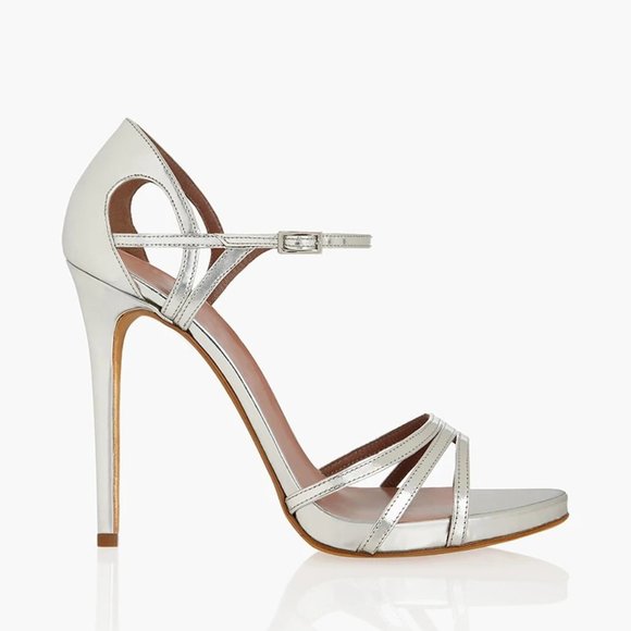 TABITHA‎ SIMMONS MANOR SILVER MIRROR CALF - Picture 6 of 6